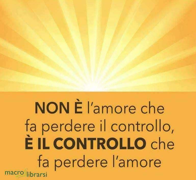 il controllo e l'amore